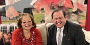 Dominic Rapini and Dr Alveda King